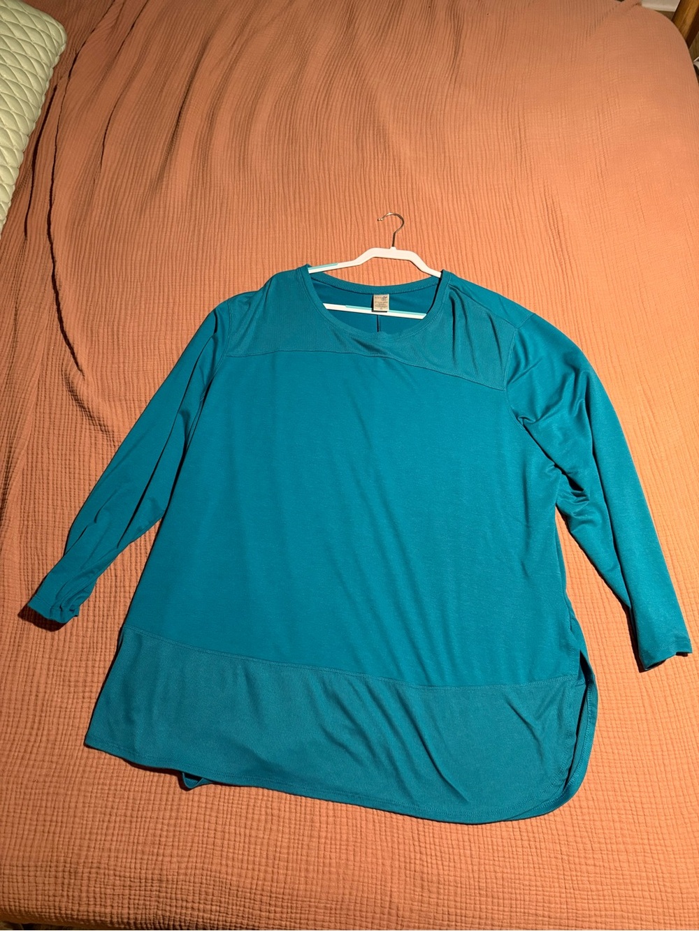 Terra & Sky Teal tunic top - Picture 2 of 5